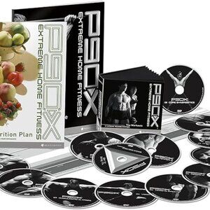 NEW P90X 12-DVD SET with Nutrition Plan & Fitness Guide~ NO EQUIPMENT NEEDED!